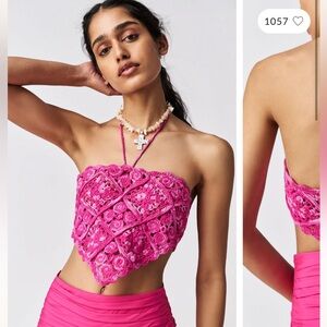 Free People Crochet Top